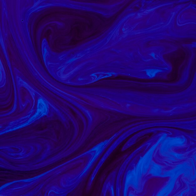 Sfondo con texture di disegno astratto flusso blu e nero