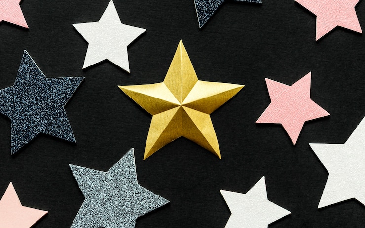 Foto gratuito sfondo decorazione stella