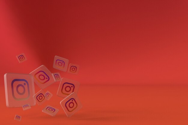 Sfondo dei social media Instagram