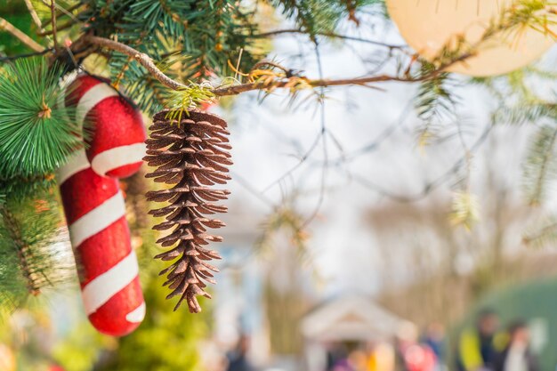 sfondo dell&#39;albero di Natale