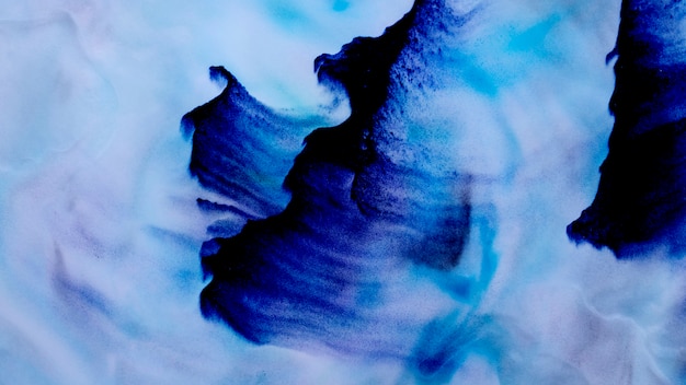 Sfondo di aquarelle blu scuro e chiaro