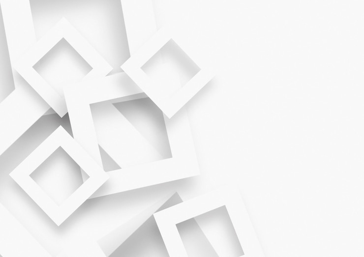 Foto gratuito sfondo di forme geometriche blu astratte