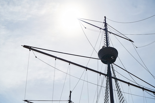 sfondo di legno vecchia nave malacca