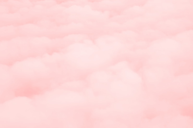 Sfondo di nuvole rosa