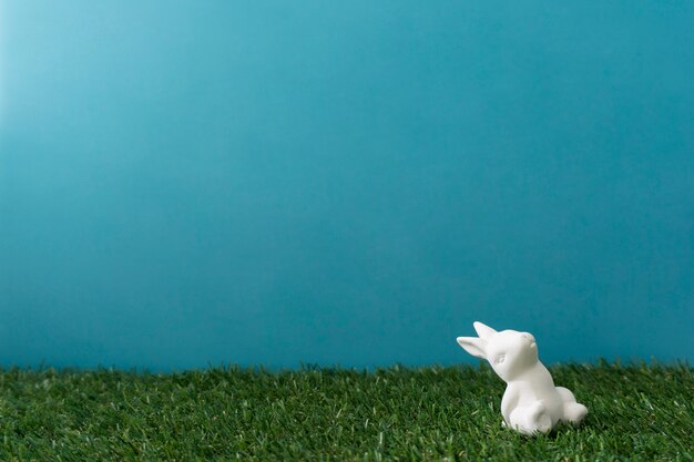 Sfondo di Pasqua con cute bunny