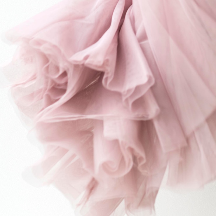 Foto gratuito sfondo di tessuto di chiffon rosa