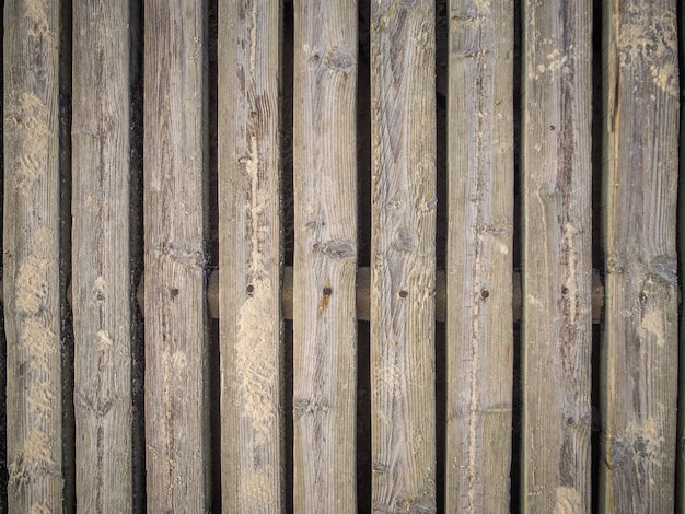 Sfondo fresco di un muro con assi di legno