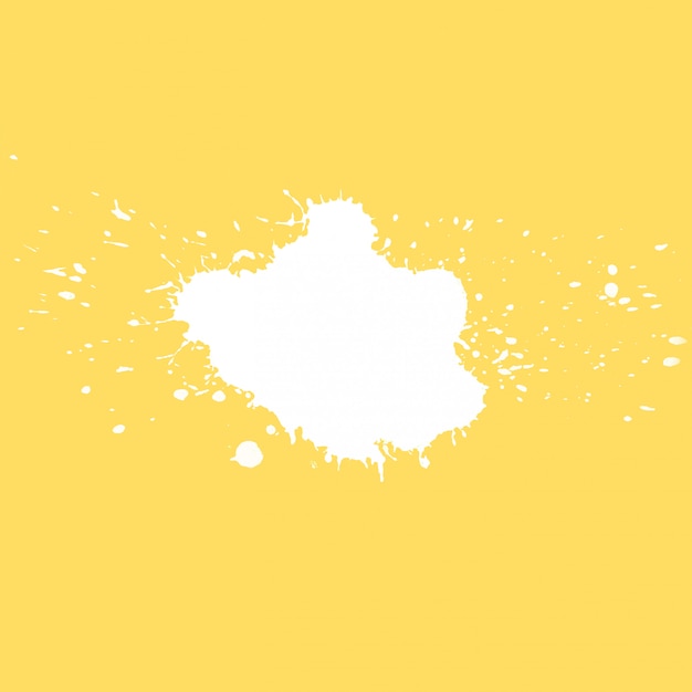 Sfondo giallo con splash per copyspace