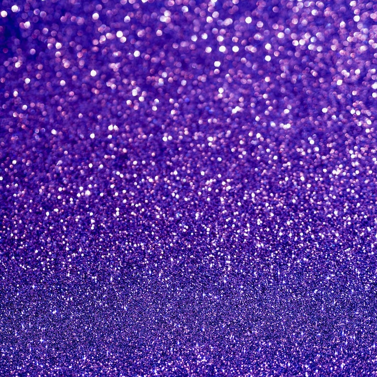 Foto gratuito sfondo glitter viola brillante vista dall'alto