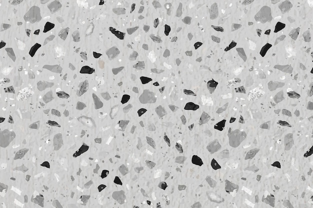 Sfondo grigio, design estetico del terrazzo