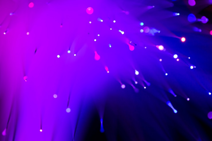 Foto gratuito sfondo in fibra ottica