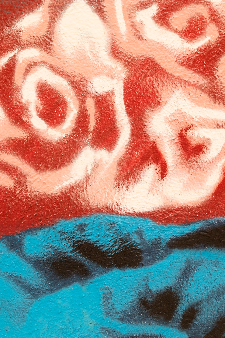 Foto gratuito sfondo muro disegno astratto