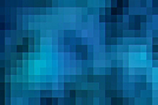 Sfondo pixelato con sfumature blu
