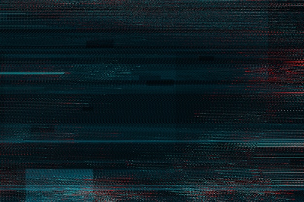 Sfondo texture effetto glitch nero