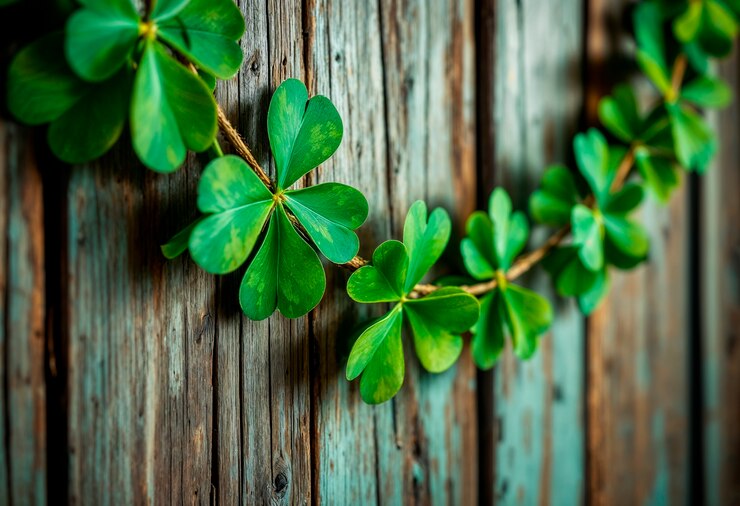 Foto gratuito shamrocks del giorno di san patrizio