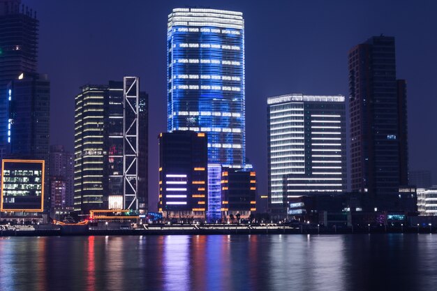 Shanghai di notte, in Cina