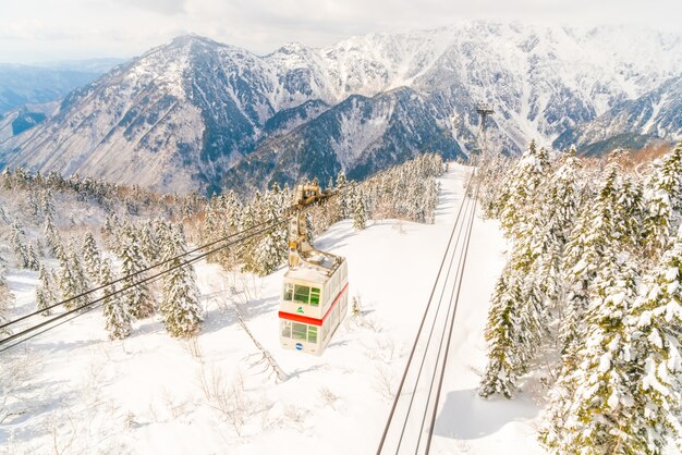 Shinhotaka Ropeway Takayama Gifu, in Giappone.