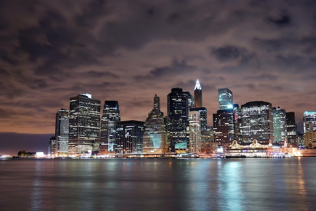 Skyline di Manhattan di New York