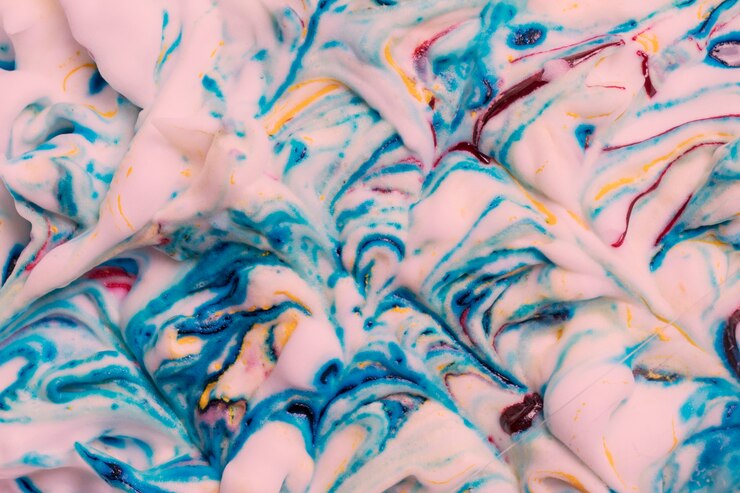 Foto gratuito sottragga il contesto bianco senza cuciture di colore della pittura e della crema