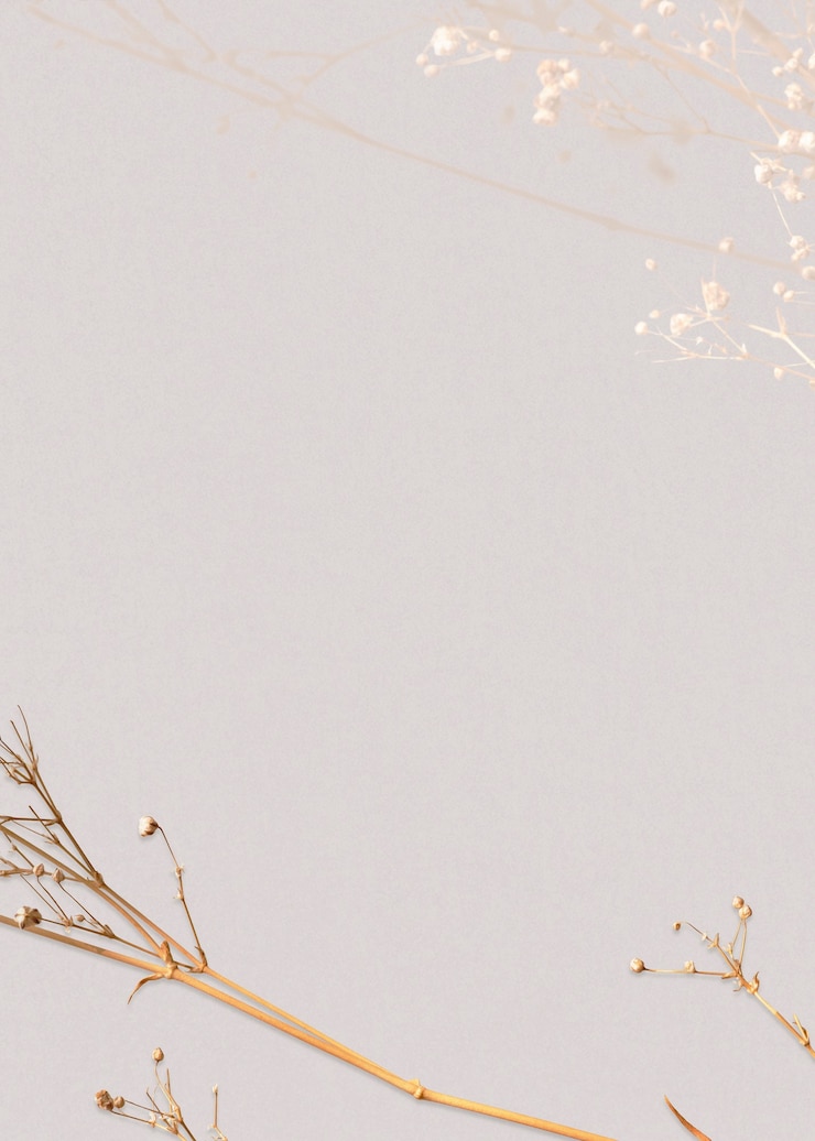 Foto gratuito spazio di design naturale di sfondo floreale secco