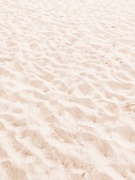 Spiaggia di sabbia fine in estate