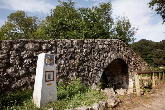 Splendida vista del paesaggio del luogo storico