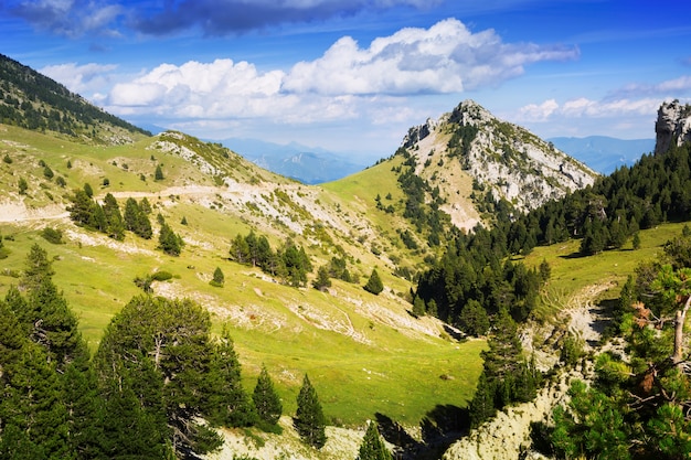 Splendido paesaggio di montagna