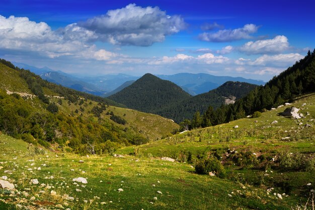 Splendido paesaggio di montagna