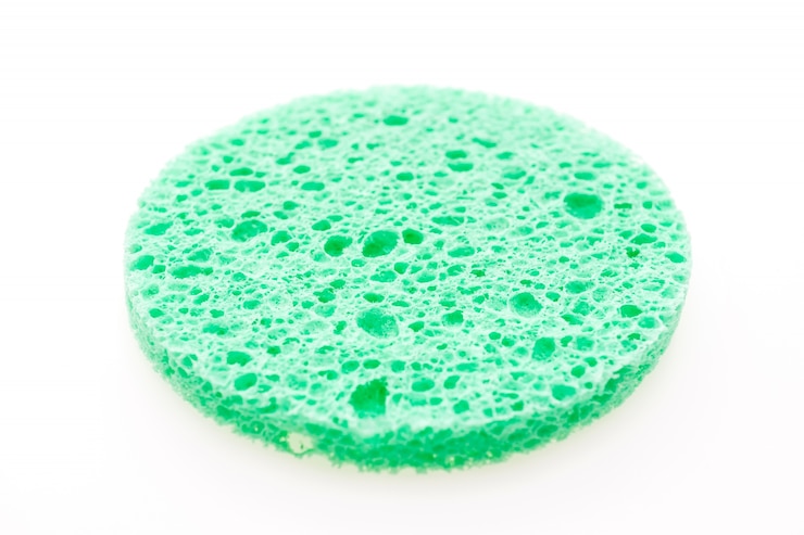Foto gratuito spugna verde