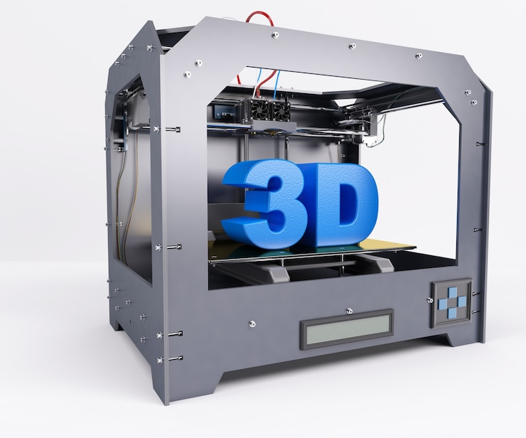 Foto gratuito stampa di un 3d