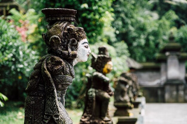 Statua di Bali nel tempio, Indonesia