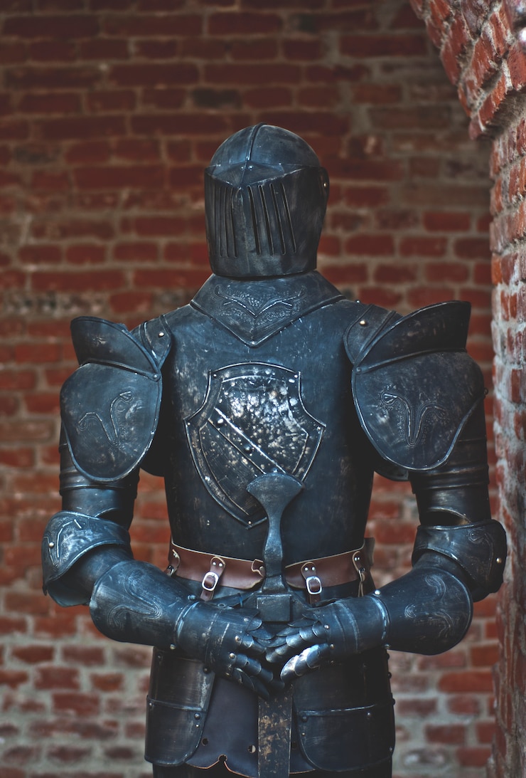 Foto gratuito statua di metallo di un soldato