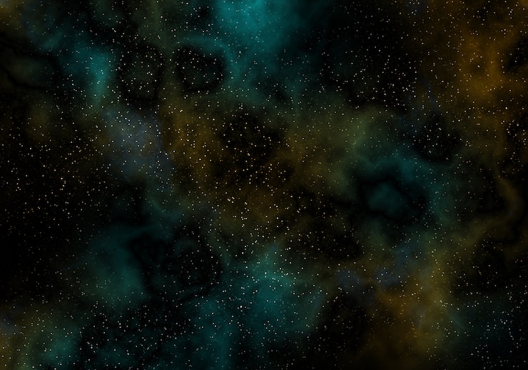 Foto gratuito stellata con sfondo nebulosa