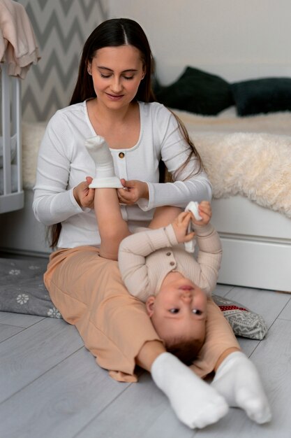 Stile di vita della donna che attraversa la maternità