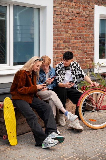 Stile di vita di quartiere degli amici