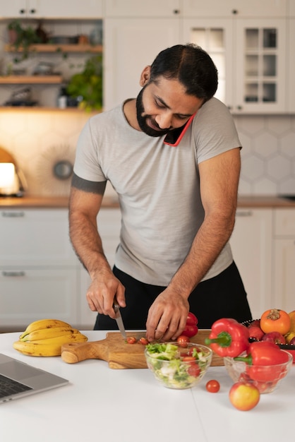 Stile di vita sano sostenuto a casa