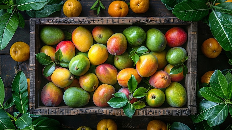 Foto gratuito still life di mango