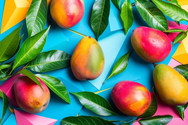 Foto gratuito still life di mango