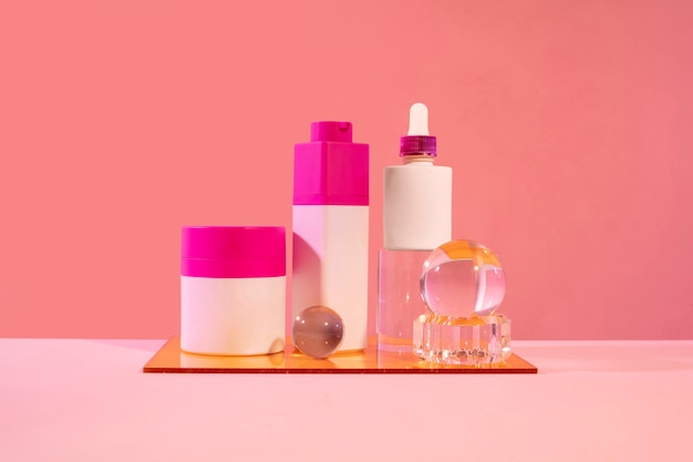 Still life di prodotti cosmetici