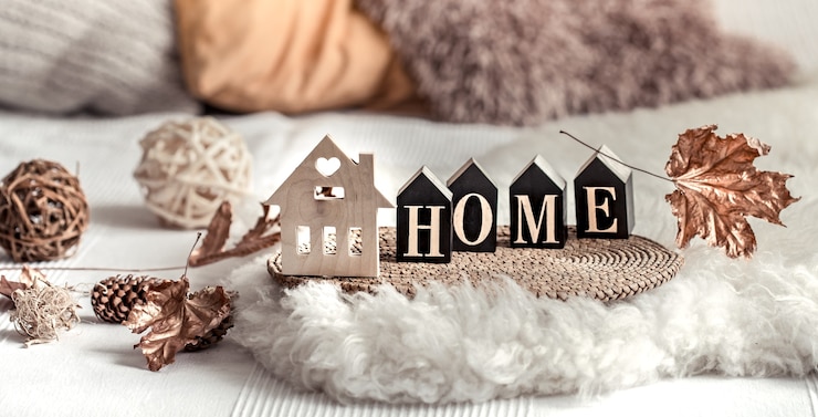 Foto gratuito still life home decor in una casa accogliente.