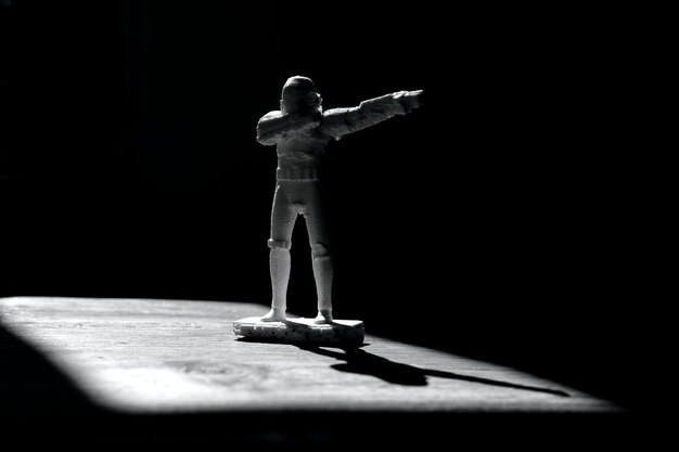 Stormtrooper tamponato stampato in 3D, figura di Star Wars