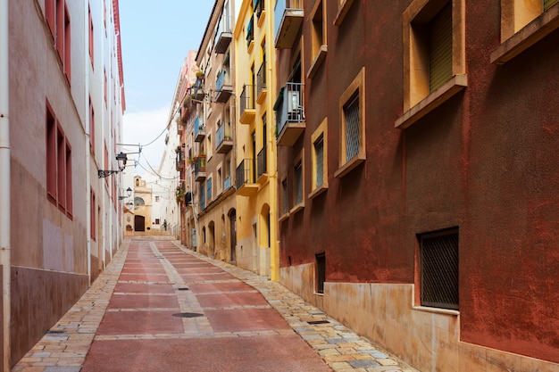 strada del centro storico. Tarragona