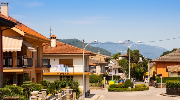 strada nella città ordinaria catalana