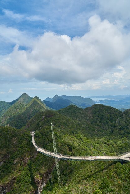 Strada tra le montagne