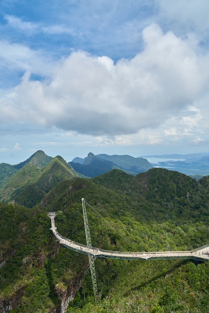 Strada tra le montagne