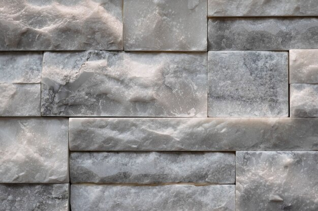 Struttura a parete in marmo calcareo impilata