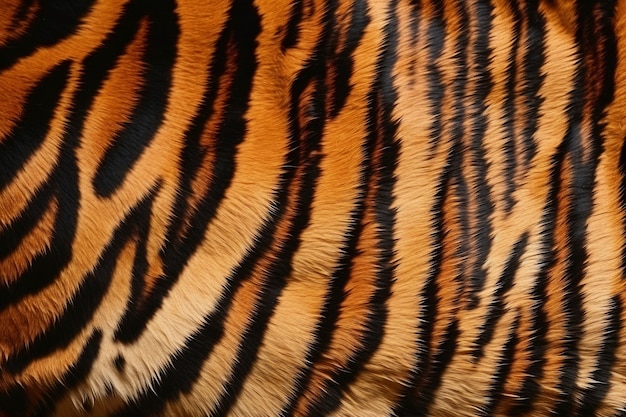Struttura della pelliccia del modello della tigre