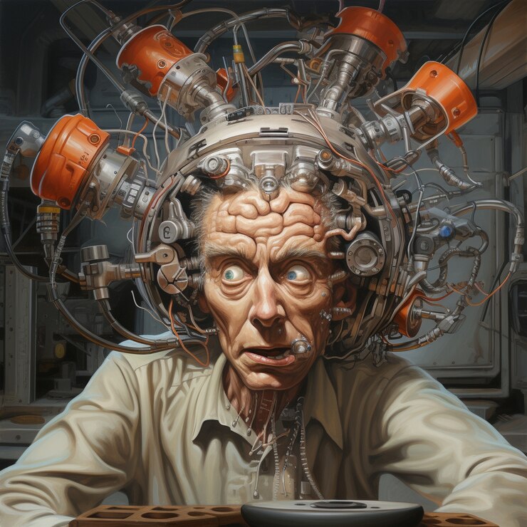 Foto gratuito struttura dettagliata del cervello umano