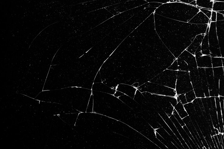 Foto gratuito struttura in vetro fessurato