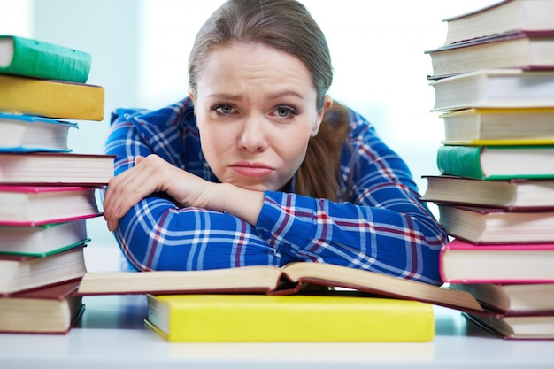 studente depresso prima di un esame